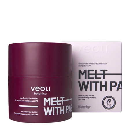 Veoli Botanica - Melt With Passion - Emulzné maslo na odličovanie make-upu a SPF - 40 g
