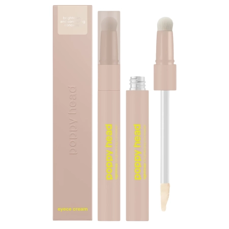 Poppy Head - Eyece Cream Brightening And Correcting Concealer - Rozjasňujúci a korekčný korektor pod oči - 02 Beige Freeze - 2,2g