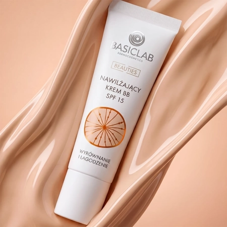 BasicLab - Hydratačný BB krém s SPF 15 + 14% hydratačný komplex - Beige - 33ml