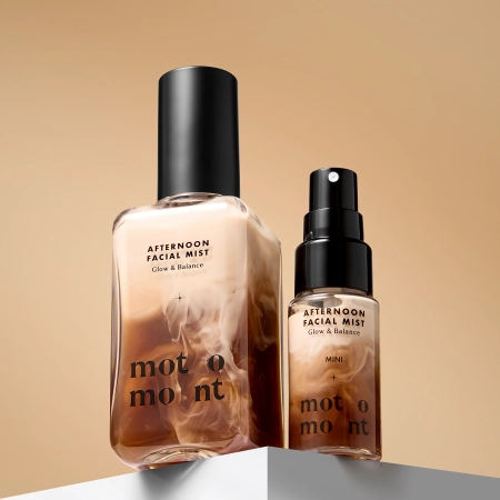 motomont - Afternoon Facial Mist - Hydratačno-fixačný sprej na make-up - Sada - 100ml + 20ml