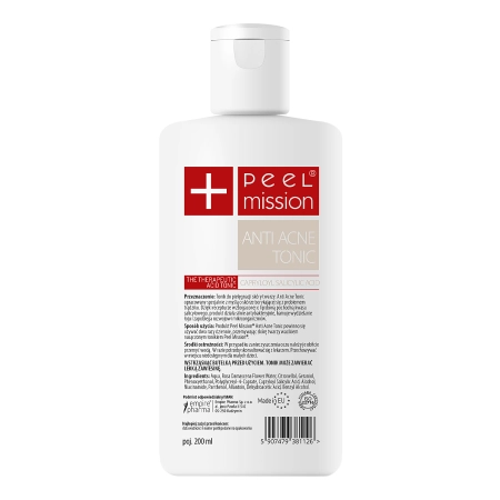 Peel Mission - Anti Acne Tonic - Tonikum s lipo hydroxylovou kyselinou - 200ml