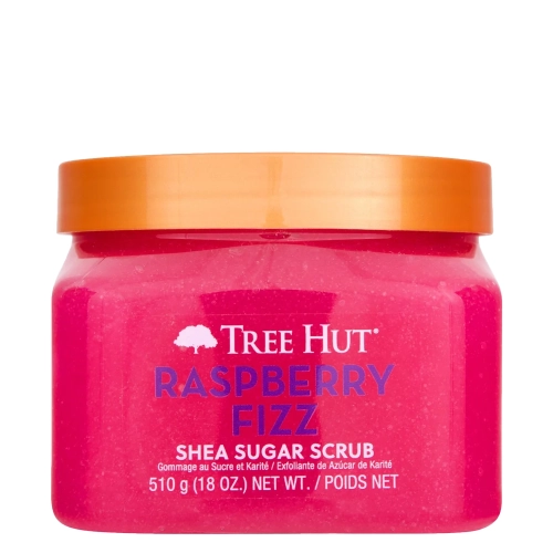 Tree Hut - Shea Sugar Scrub Raspberry Fizz - Cukrový peeling na telo - Malina - 510g