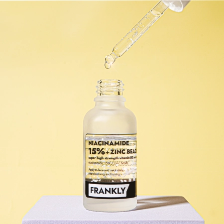 Frankly - Niacinamide 15% Zinc Beads Serum - Sérum proti akné s 15% niacínamidom a zinkom - 30 ml