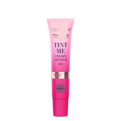 Claresa - Tint Me Creamy Lip Balm 3in1 SPF 30 - Farebný balzam na pery s SPF 30 - Granita - 12 ml
