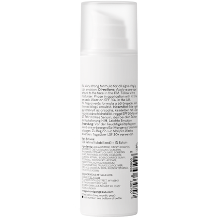 Geek & Gorgeous - A-Game 20 - Sérum proti vráskam s retinalom 0,2% a ektoínom - 30ml