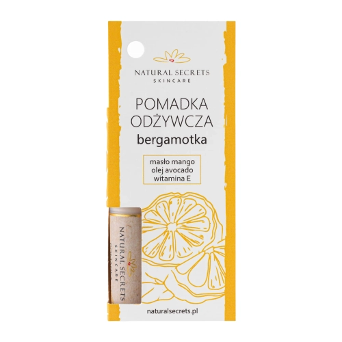 Natural Secrets - Ochranný balzam na pery - Bergamot - 3,5g