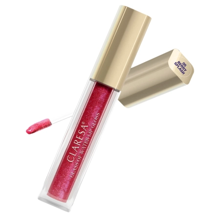 Claresa - Glass Of Water Lip Gloss - Lesk na pery s efektom glazúry - Berry Splash - 05 - 2 g