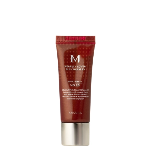 Missha - M Perfect Cover BB Cream SPF42/PA+++ - Krycí BB krém - #20 Cool Beige - 20ml