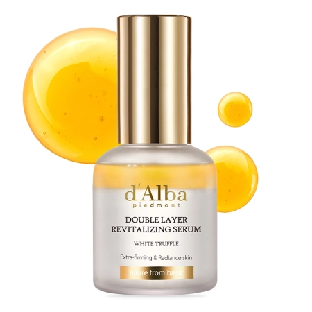 d'Alba - White Truffle Double Layer Revitalizing Serum - Revitalizačné sérum na tvár - 30ml