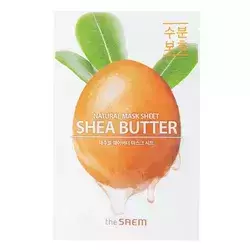 The SAEM - Natural Shea Butter Mask Sheet - Plátienková maska s bambuckým maslom - 21 ml