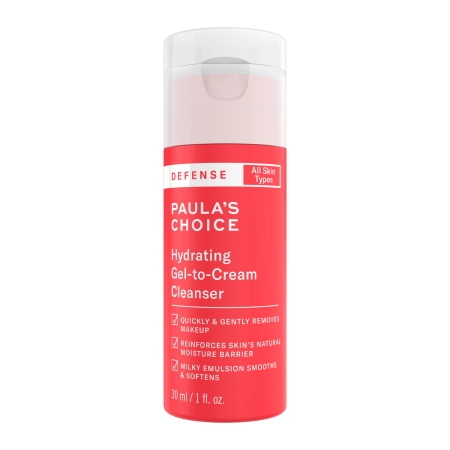 Paula's Choice - Defense - Hydrating Gél-To-Cream Cleanser - Krémový čistiaci gél - 30 ml
