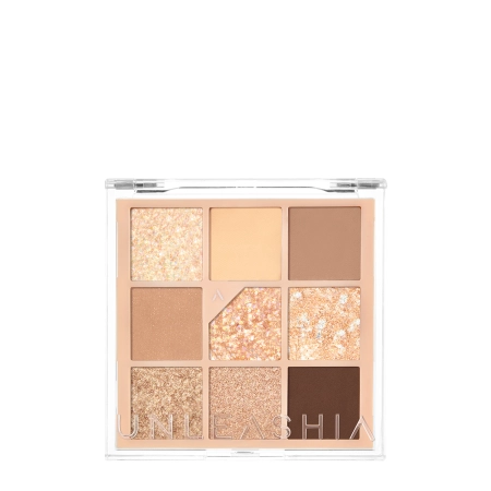 Unleashia - Glitterpedia Eye Palette - Paleta vegánskych očných tieňov - 2 All of Brown - 6,6g