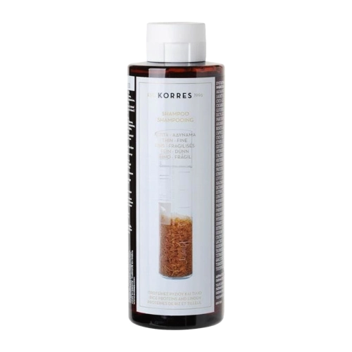 Korres - Rice Proteins and Linden Shampoo - Šampón s ryžovými proteínmi a extraktom z lipy - 250 ml
