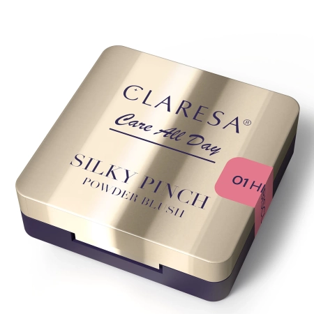 Claresa - Care All Day Silky Pinch Powder Blush - Púderová lícenka - Hibiscus 01 - 2 g