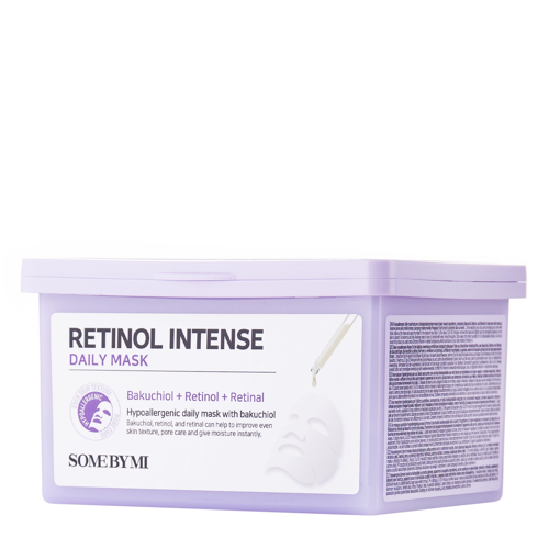 Some By Mi - Retinol Intense Daily Mask - Sada regeneračno - liftingujúcich plátienkových textilnýchmasiek - 350 ml / 30 ks
