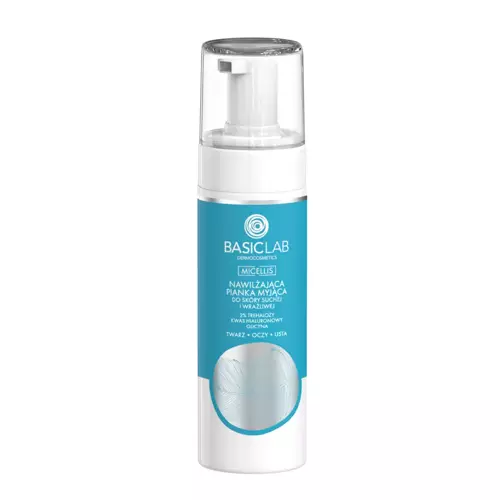 BasicLab - Micellis - Hydratačná čistiaca pena pre suchú a citlivú pleť - 150 ml