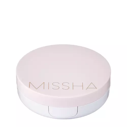 Missha - Magic Cushion Cover Lasting SPF50+/PA+++ - Hydratačný a rozjasňujúci make-up v hubke s ochranným filtrom - #21 Neutral Light Beige - 15g