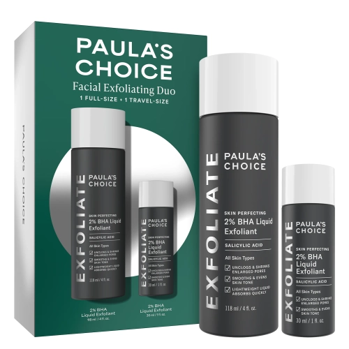 Paula's Choice - Facial Exfoliating Duo - Exfoliačná sada na tvár - BHA exfoliačné tonikum 118ml + 30ml
