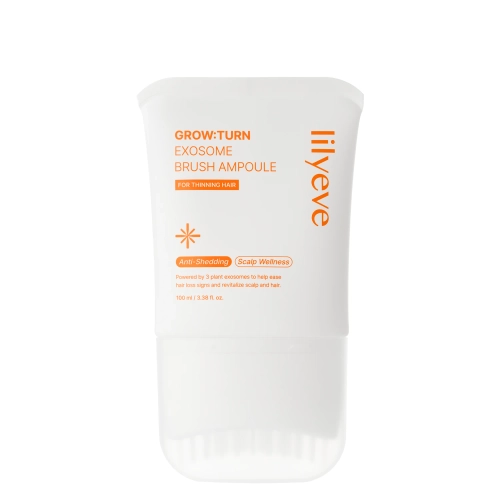 lilyeve - Grow:Turn Exosome Brush Ampoule - Posilňujúce sérum na vlasy a pokožku hlavy - 100ml
