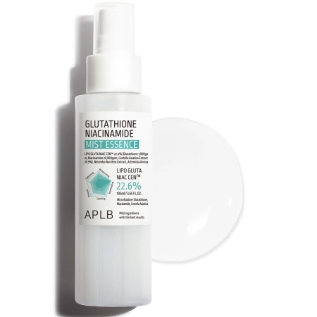 APLB - Glutathione Niacinamide Mist Essence - Rozjasňujúca esencia na tvár v spreji - 105 ml