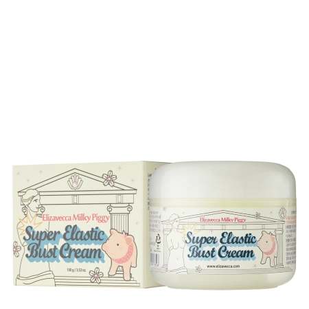 Elizavecca - Milky Piggy Super Elastic Bust Cream - Spevňujúci krém na poprsie - 100g
