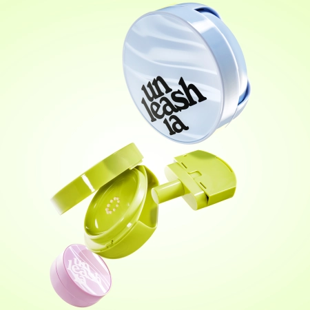 Unleashia - Satin Wear Healthy-Green Cushion Cover Package - Obal na make-up v hubke - 1ks