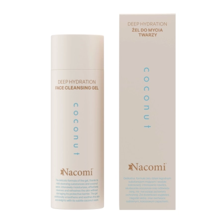 Nacomi - Deep Hydration - Čistiaci gél na tvár - Coconut - 140 ml