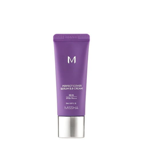 Missha - M Perfect Cover Serum BB Cream SPF50+/PA++++ - Krycí BB krém - sérum - No.25 Warm Beige - 20ml