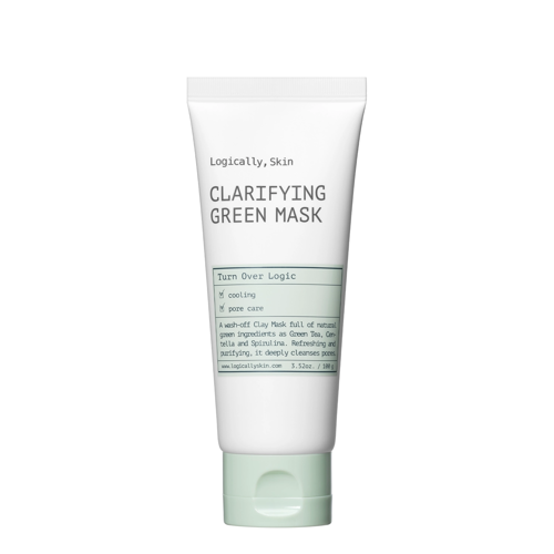 Logically, Skin - Clarifying Green Mask - Čistiaca ílová maska na tvár - 100 g