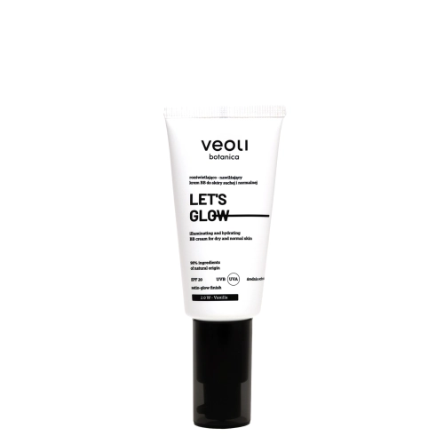 Veoli Botanica - Let's Glow - Rozjasňujúco - hydratačný ľahký BB krém - 2.0W Vanilla - 30ml