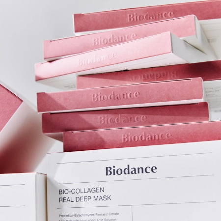 Biodance - Bio-Collagen Real Deep Mask Set - Sada spevňujúcich plátienkových masiek s kolagénom - 4 x 34g