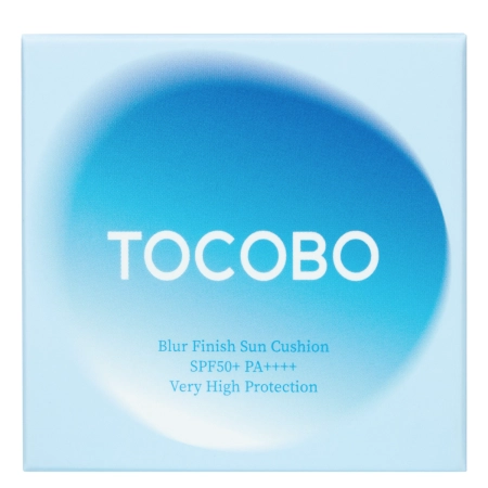 Tocobo - Blur Finish Mini Sun Cushion - SPF krém v hubke - 01 Cotton Blue - 5g