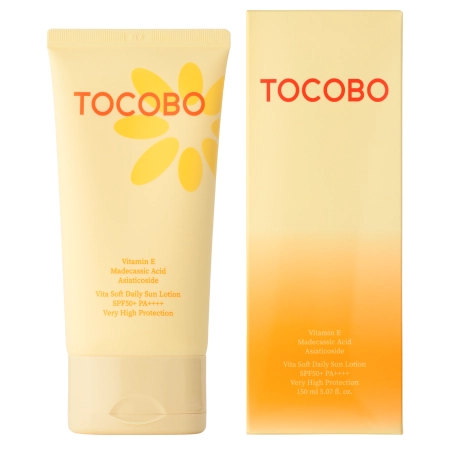 Tocobo - Vita Soft Daily Sun Lotion SPF50+ PA++++ - Ľahký SPF krém na tvár - 150ml