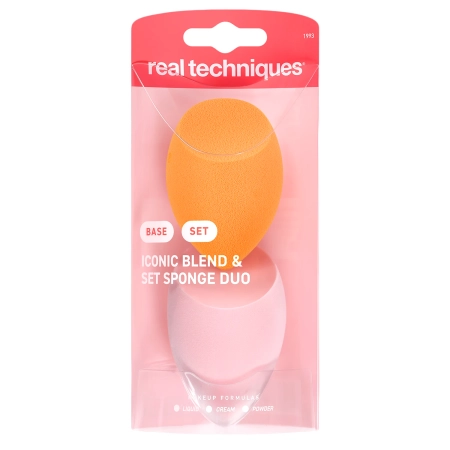 Real Techniques - Miracle Complexion Sponge & Miracle Powder Sponge - Hubka na make-up + Hubka na púder