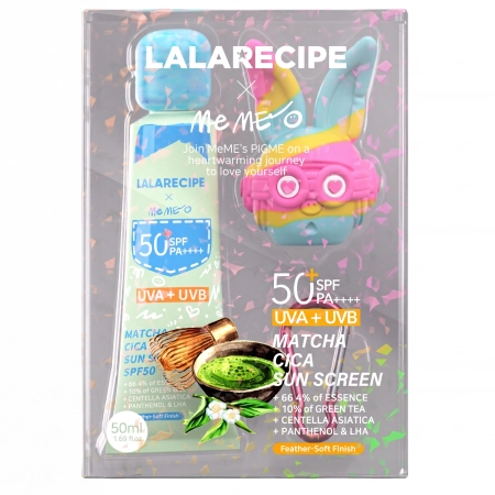 Lalarecipe - Matcha Cica Sun Cream - Upokojujúci opaľovací krém SPF50+ PA++++ - 50ml