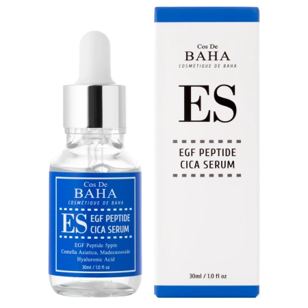Cos De BAHA - EGF Peptide Cica Serum - Sérum na tvár s EGF, peptidmi a pupočníkom ázijským - 30ml