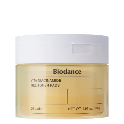 Biodance - Vita Niacinamide Gel Toner Pads - Rozjasňujúce tampóny na tvár - 60ks / 140 g