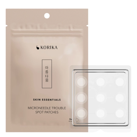 KORIKA - Skin Essentials Microneedle Trouble Spot Patches - Náplasti na akné s mikroihličkami - 9 ks