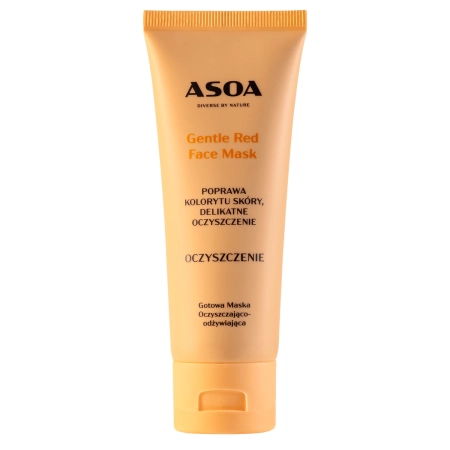 Asoa - Čistiaca a vyživujúca maska na tvár - Gentle Red - 75ml