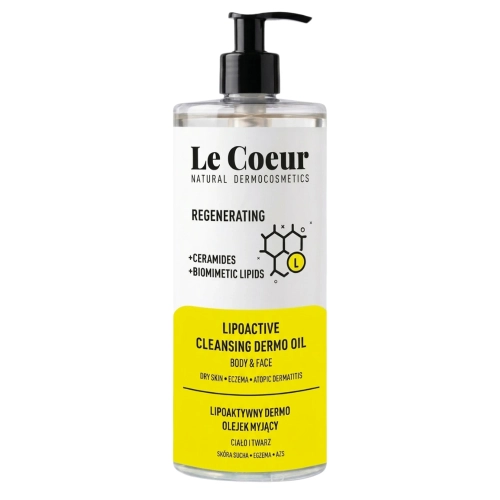 Le Coeur - Regenerating - Lipoaktívny Dermo Umývací Olej na Tvár a Telo - 700ml