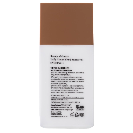 Beauty of Joseon - Daily Tinted Fluid Sunscreen #MY220 - Tónovací ľahký SPF krém - 50ml