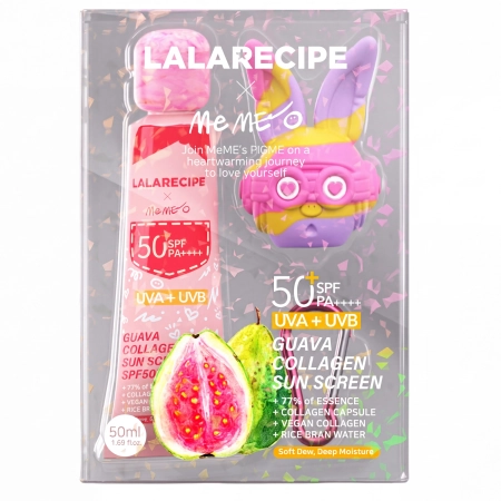 LalaRecipe - Guava Collagen Sun Cream - Vyhladzujúci opaľovací krém SPF50+ PA++++ - 50ml