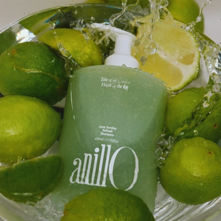 Anillo - Lime Sunday Refresh Shampoo - Čistiaci šampón pre mastné vlasy a pokožku hlavy - 450 ml
