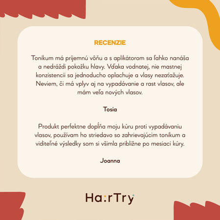 HairTry - Long Hair, Don't Care - Vyživujúce tonikum pre pokožku hlavy s kapsulovaným olejom a rastlinnými extraktmi - 100ml