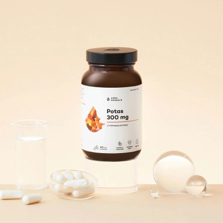 Aura Herbals - Citrát draselný - Draslík 300 mg - Kapsuly - 60 ks
