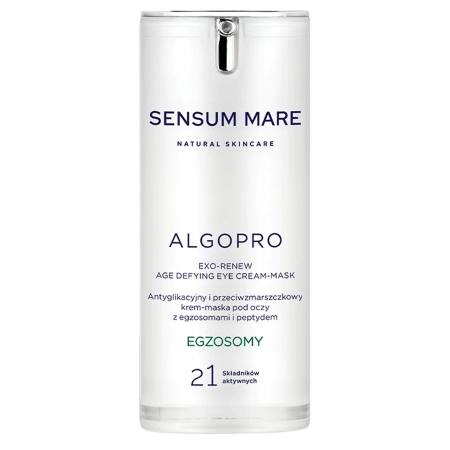 Sensum Mare - Antiglykačný a anti-aging krém-maska na očné okolie s exosómami a peptidom - 15ml