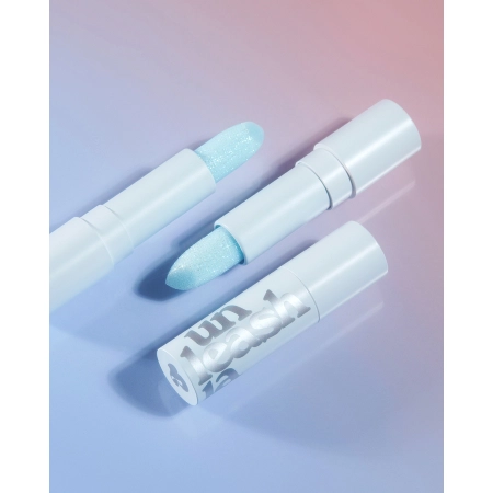 Unleashia - Glacier Vegan Lip Balm - No.2 Blue Lagoon - Hydratačný balzam na pery s trblietkami - 3,3 g
