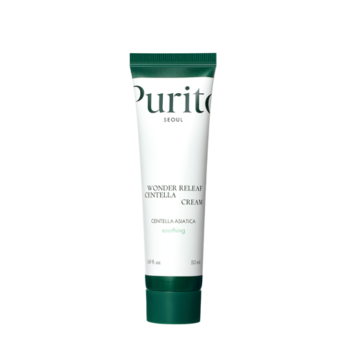 Purito Seoul - Wonder Releaf Centella Cream - Upokojujúci krém s extraktom z pupočníka ázijského - 50 ml