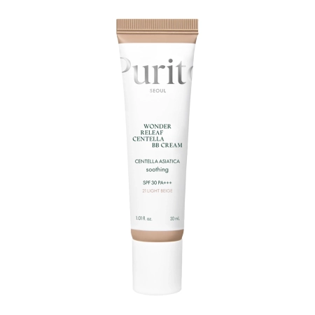  Purito Seoul - Wonder Releaf Centella BB Cream SPF 30 PA+++ #21 Light Beige - BB krém s pupočníkom ázijským - 30ml