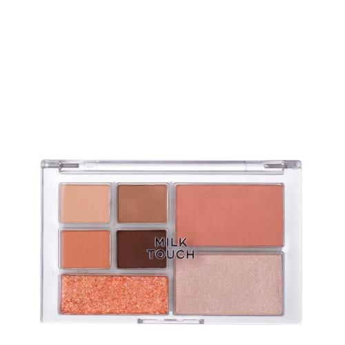 Milk Touch - Be My Perfect Multi Palette Mini - 03 Soft Peach Sorbet - Kontúrovacia paletka na tvár a oči - 7,5 g